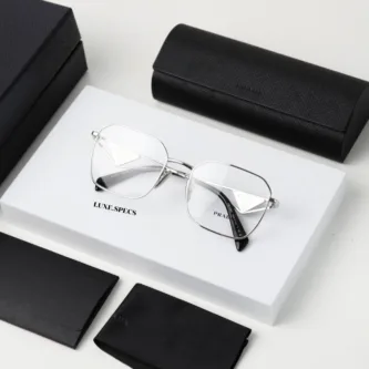 แว่น Prada PR A51V 1BC1O1 หน้า