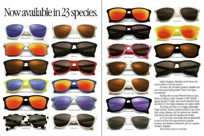 oakley frogskins in 1990