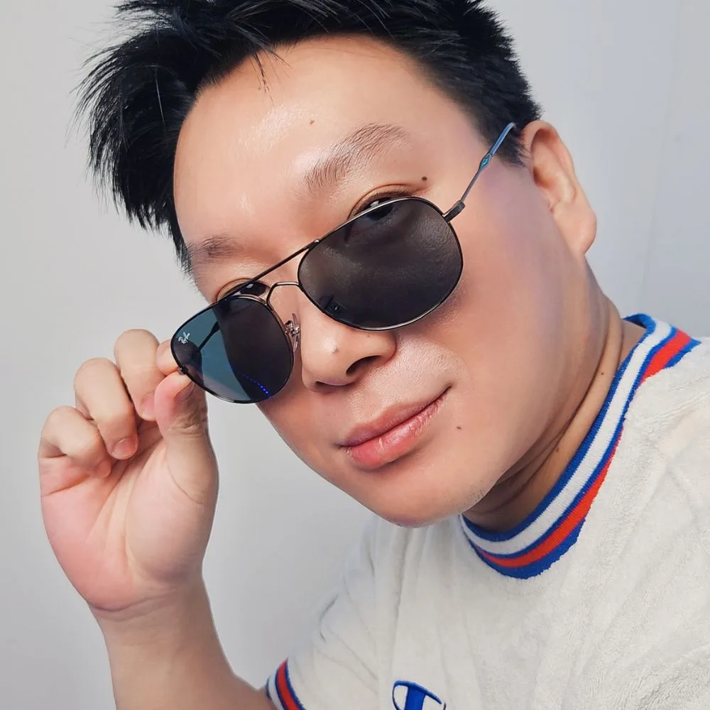 แว่น Ray-Ban RB3735 004/R5 คนใส่