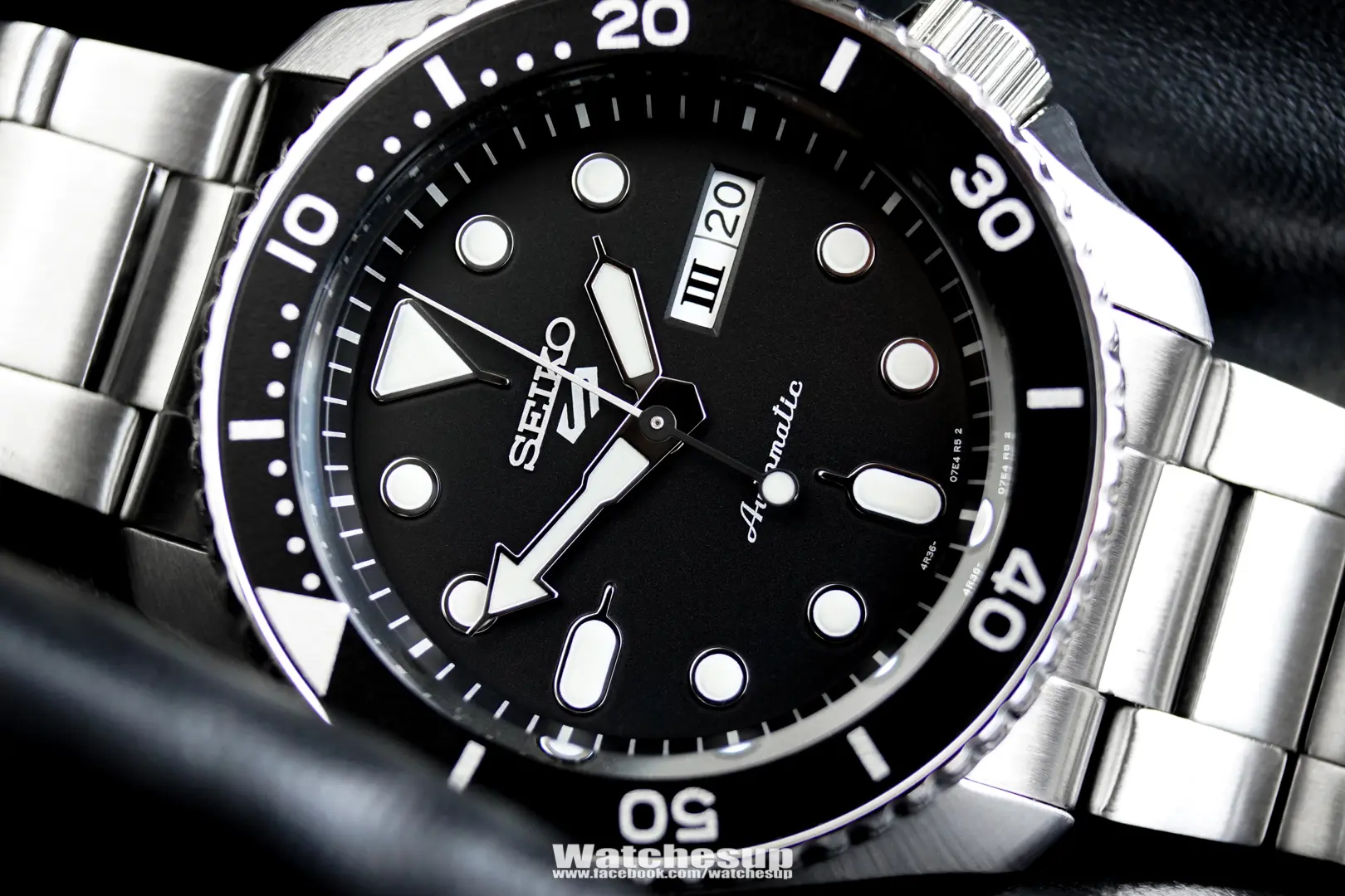 นาฬิกา seiko 5 sports หน้าปัดสีดำ ของแท้พร้อมส่ง