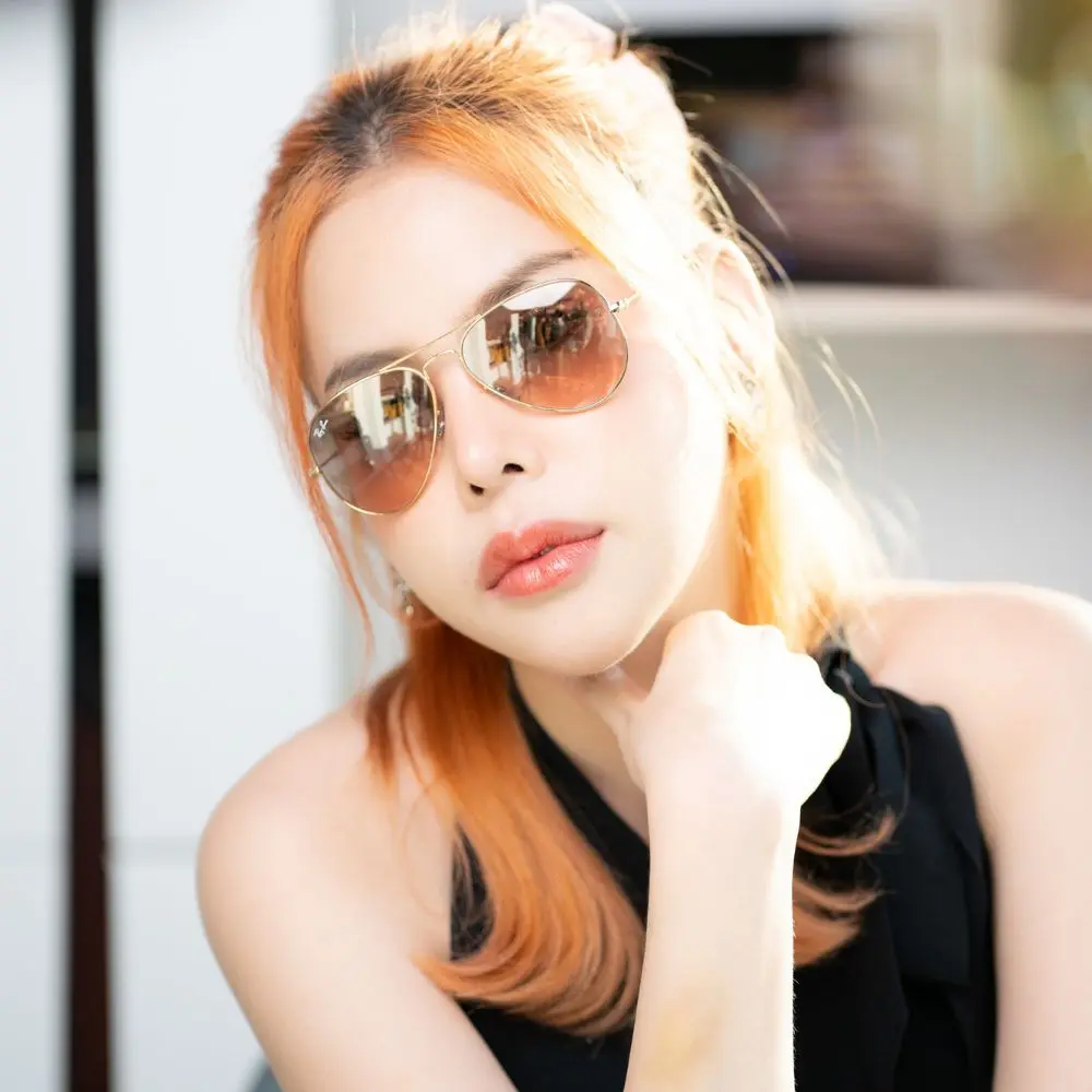 แว่น Ray-Ban RB3025 001/3E คนใส่