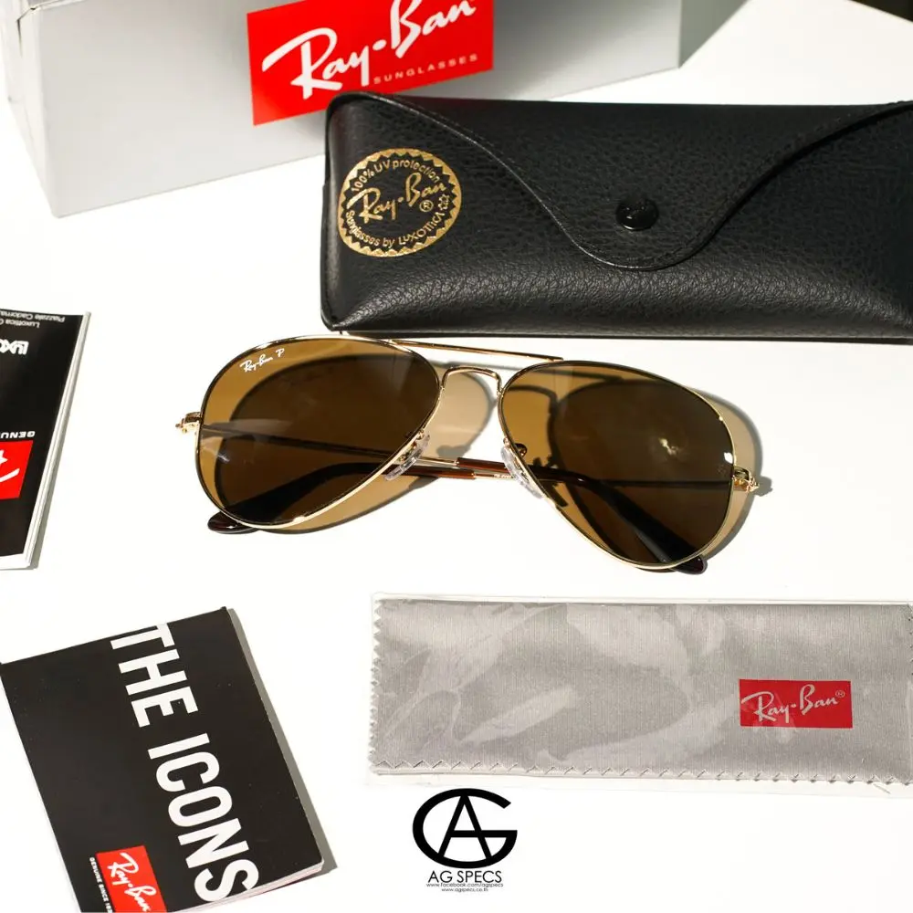 แว่น Ray-Ban RB3025 001/57 หน้า