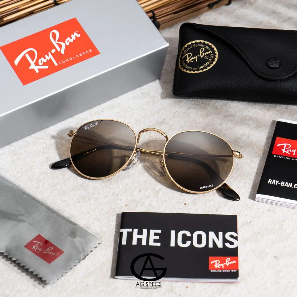 แว่น Ray-Ban RB3447 001/G5 หน้า