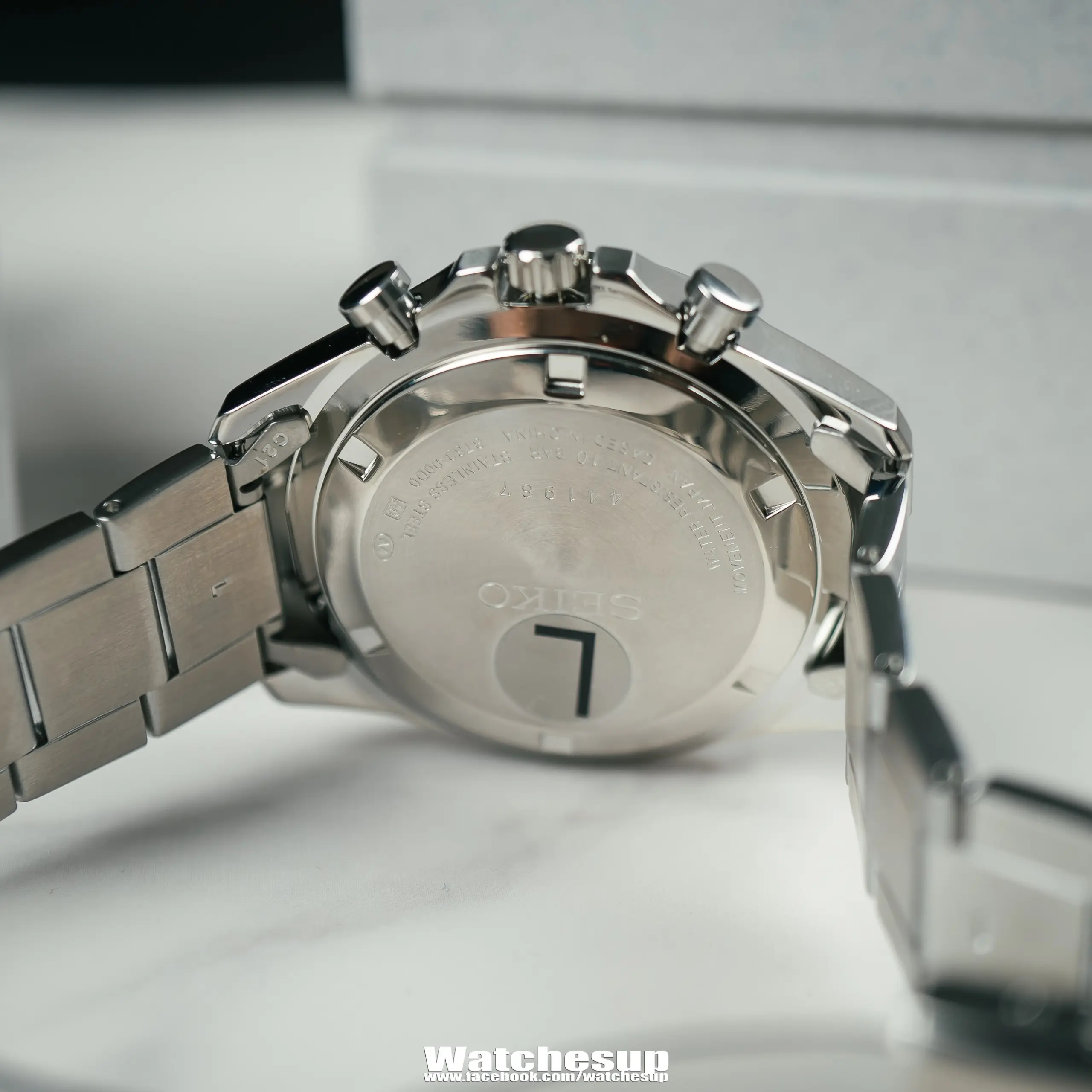 Seiko Spirit Chronograph นาฬิกาข้อมือผู้ชาย SBTR013 สีดำ