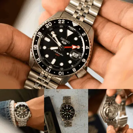 นาฬิกาข้อมือ Seiko 5 Sports GMT SSK001K