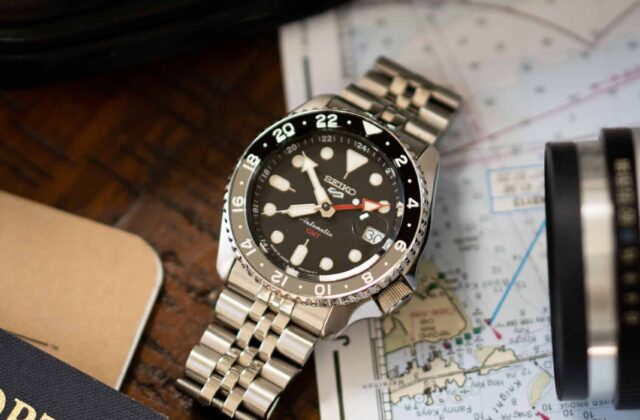 นาฬิกา Seiko 5 Sports Automatic GMT รุ่น SSK001K
