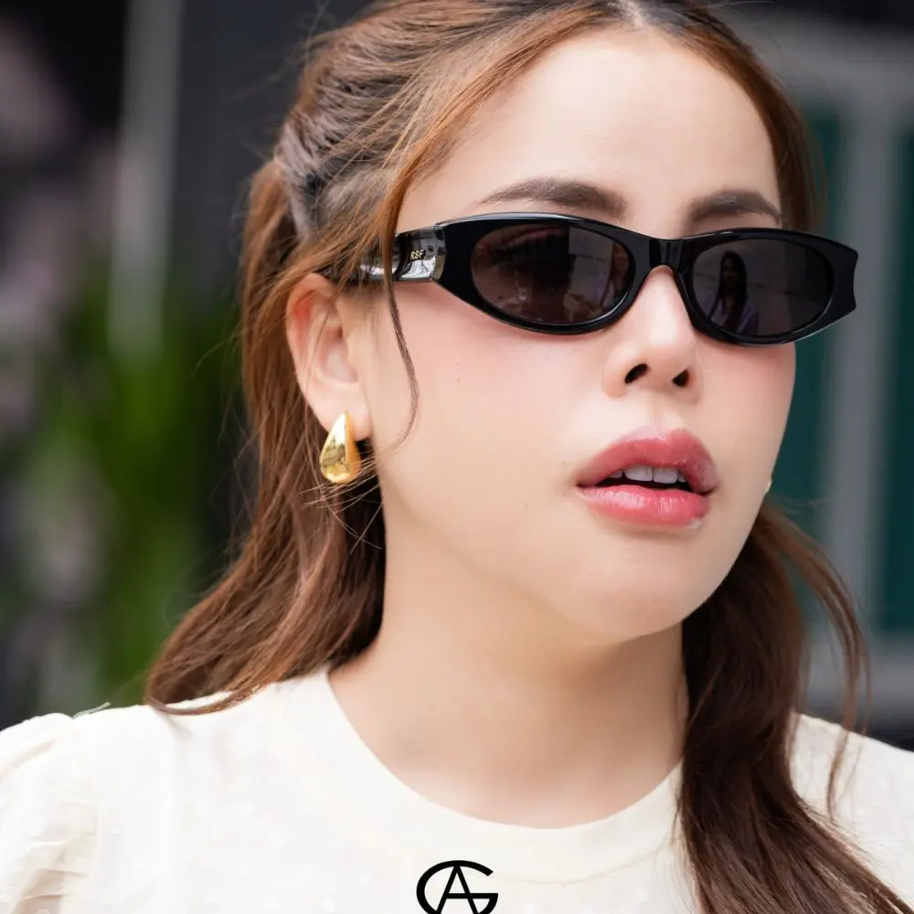 แว่น SUPER RAZZO BLACK คนใส่