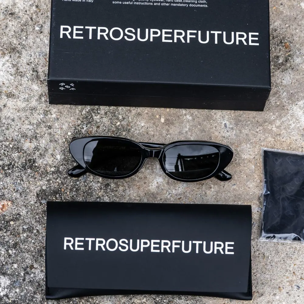 แว่น SUPER VEGA BLACK หน้า