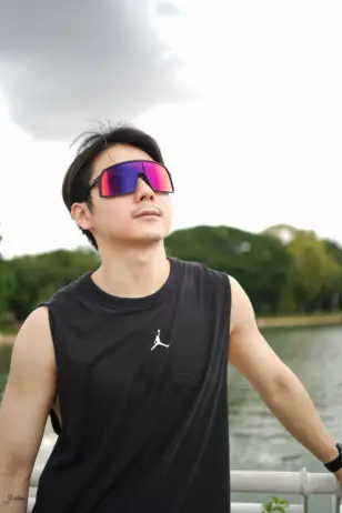 แว่นตาใส่วิ่ง กันแดด