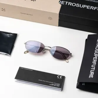 แว่น SUPER UOVO NEBBIA ROSA หน้า
