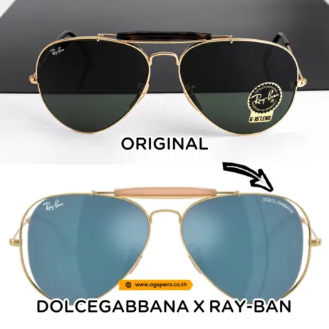 rayban dolcegabbana brand screen