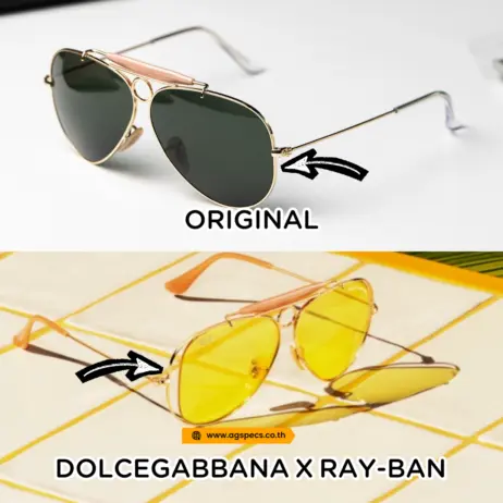 rayban dolcegabbana len difference