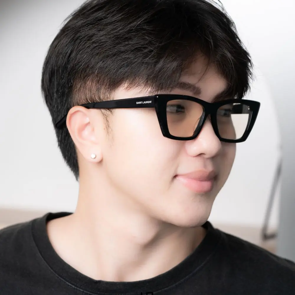 แว่น YSL 276 MICA 038 คนใส่